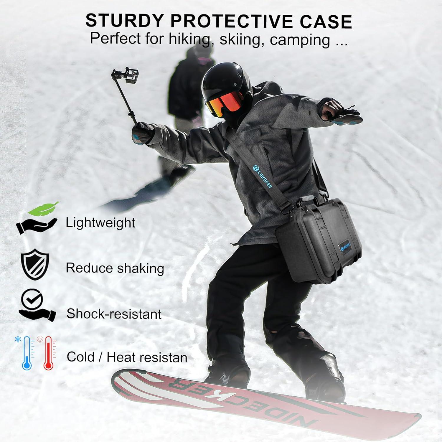 Estuche Duro Impermeable Lekufee para DJI Osmo Action 6/5/4/3