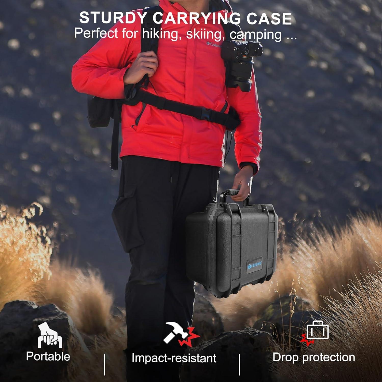 Estuche Duro Impermeable Lekufee para DJI Osmo Action 6/5/4/3