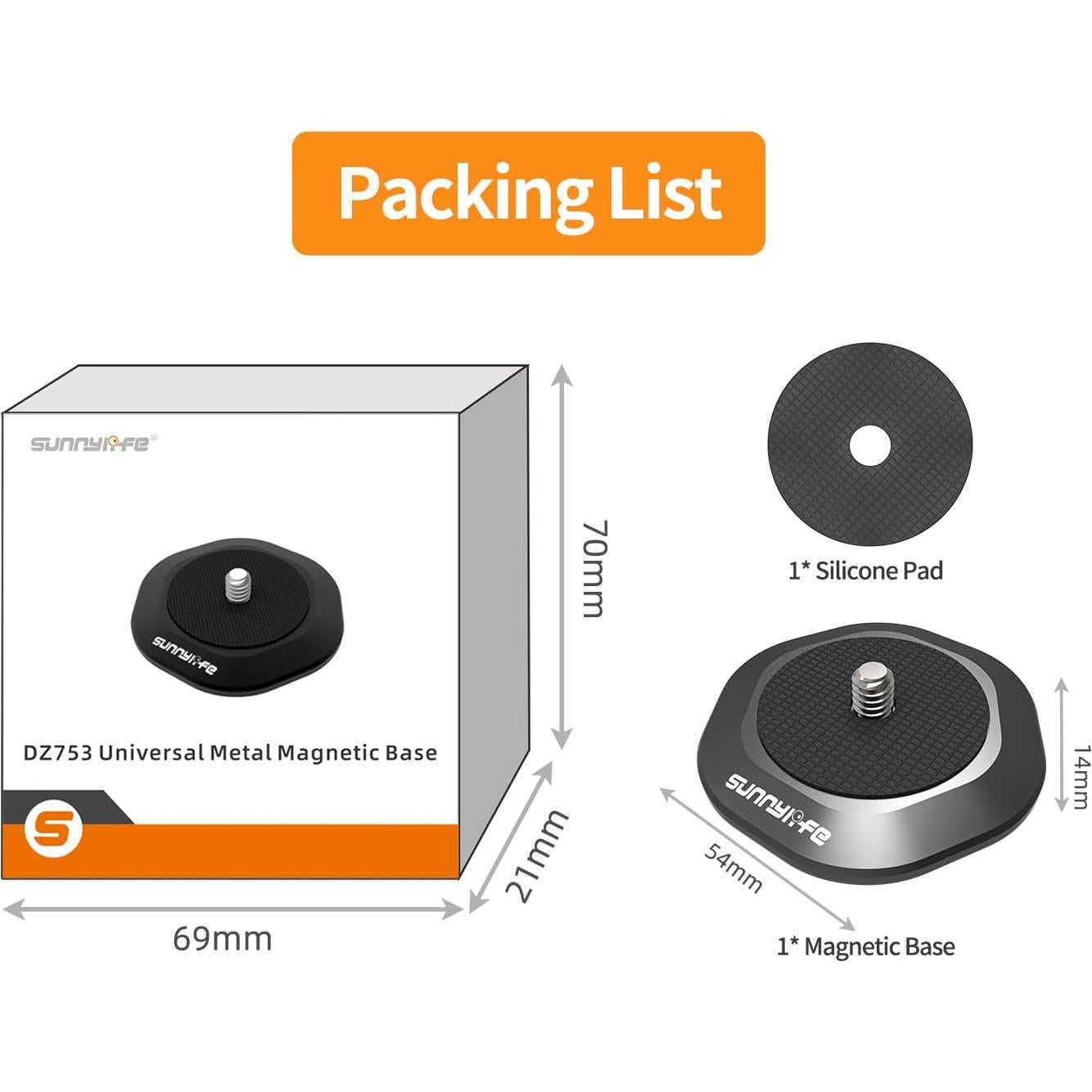 Base de Soporte Magnético Universal para Cámara LIBOQIAO