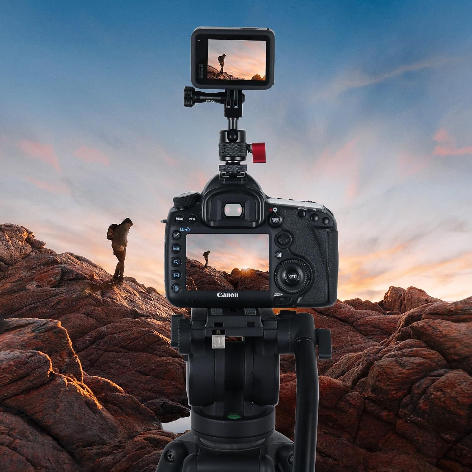 Adaptador de Montaje de Zapata Fría HSU para Cámara y GoPro