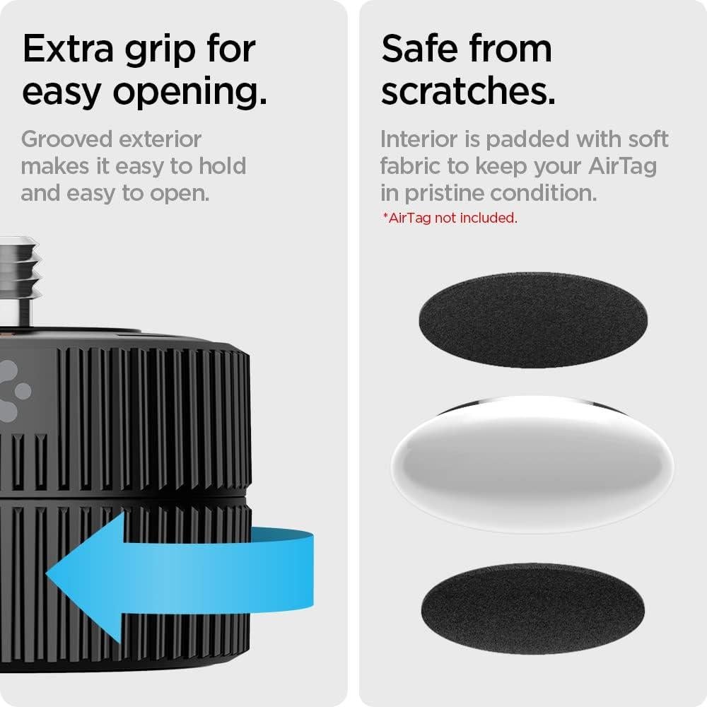 Soporte Adaptador Cámara Spigen para AirTag - Negro