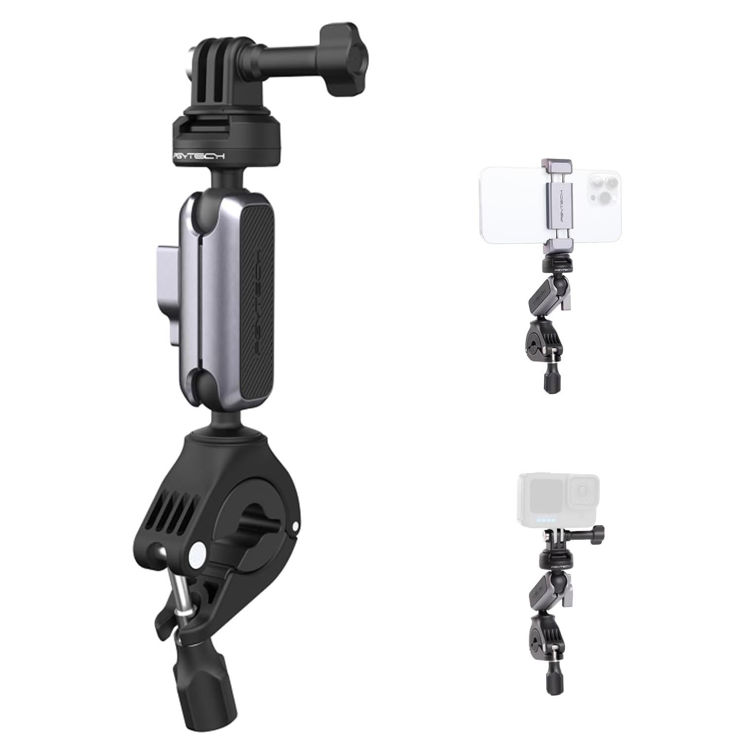 Soporte de Manillar PGYTECH CapLock para Bicicleta y Moto 360°