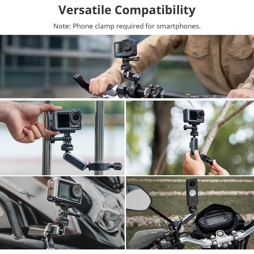 Soporte de Manillar PGYTECH CapLock para Bicicleta y Moto 360°