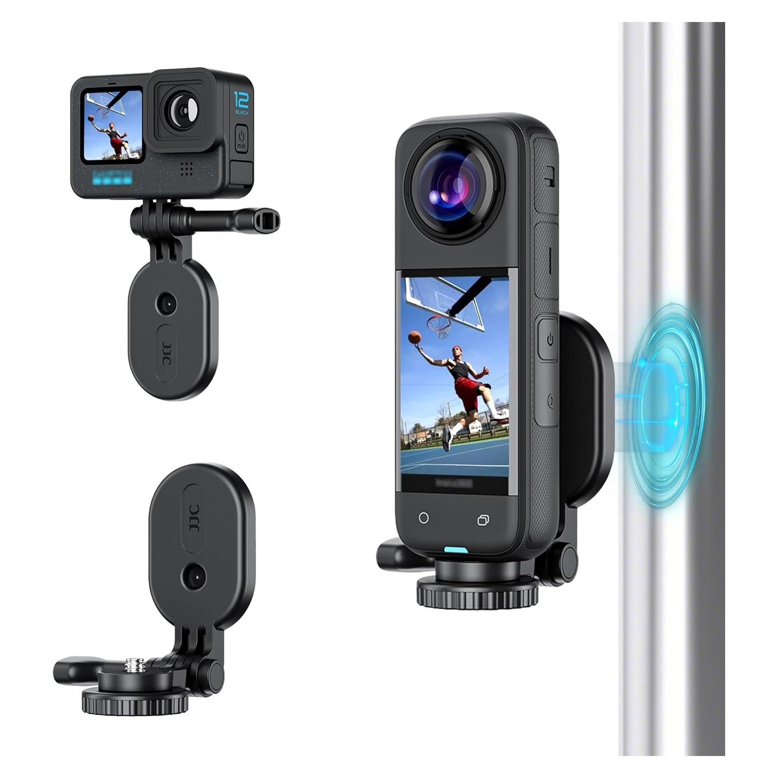 Soporte Magnético JJC para Cámaras de Acción Insta360 y GoPro