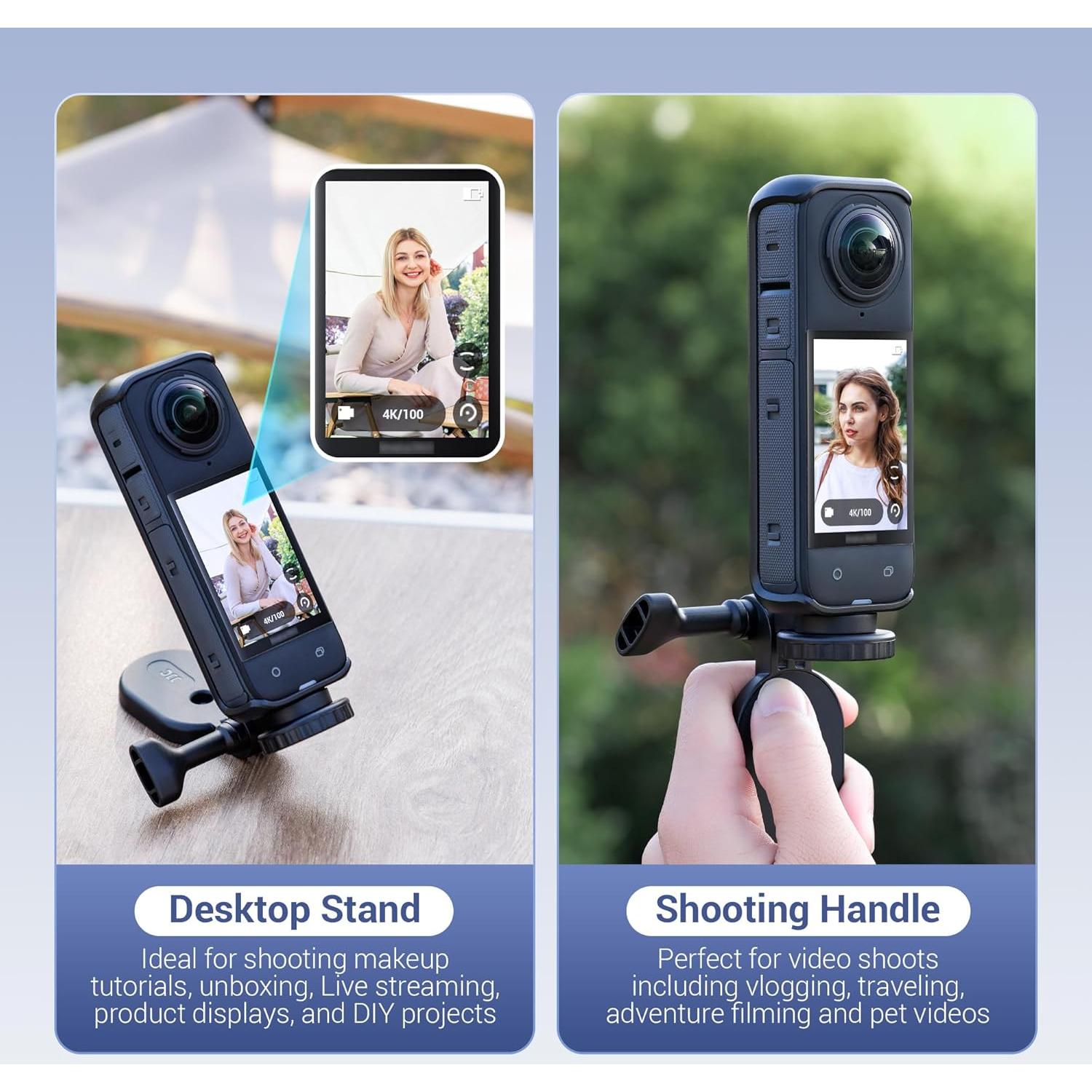 Soporte Magnético JJC para Cámaras de Acción Insta360 y GoPro