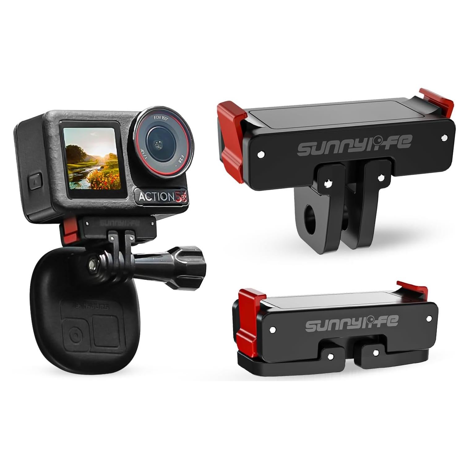 Adaptador Magnético Plegable para OSMO Action 5 Pro/4/3/2