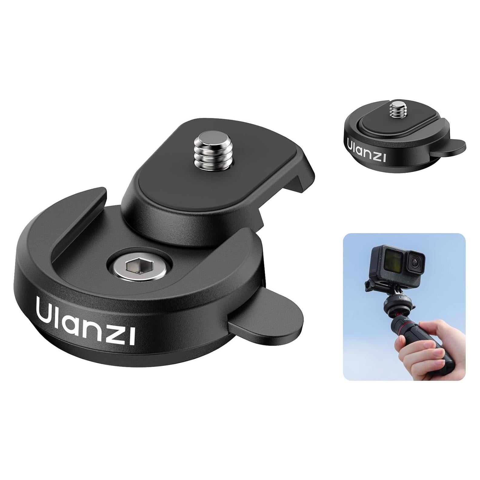 Base de Liberación Rápida ULANZI CK01 para Cámaras de Acción