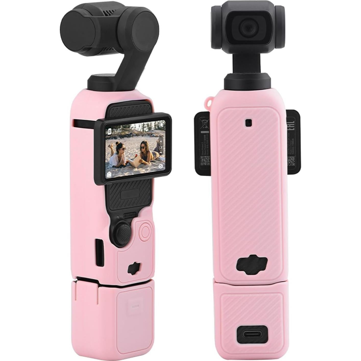 Funda Protectora de Silicona Buziba para DJI Osmo Pocket 3 Rosa
