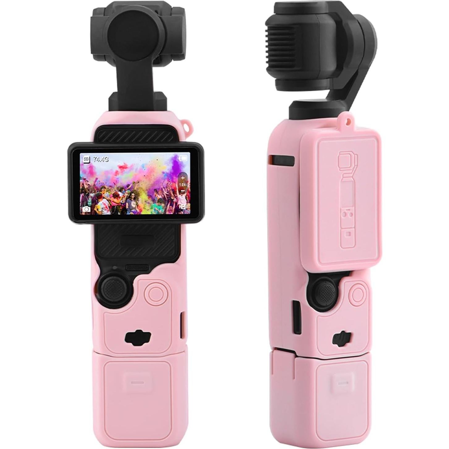 Funda Protectora de Silicona Buziba para DJI Osmo Pocket 3 Rosa