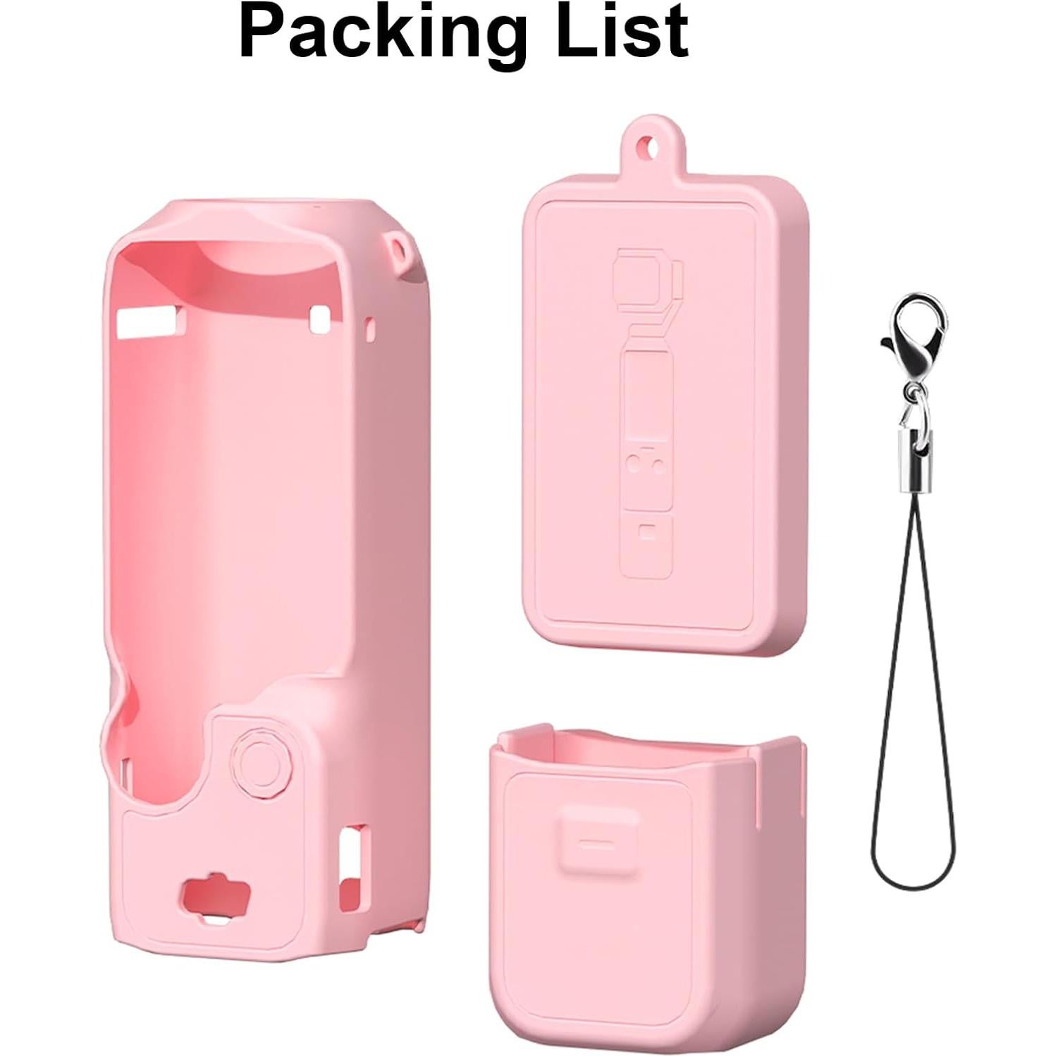 Funda Protectora de Silicona Buziba para DJI Osmo Pocket 3 Rosa