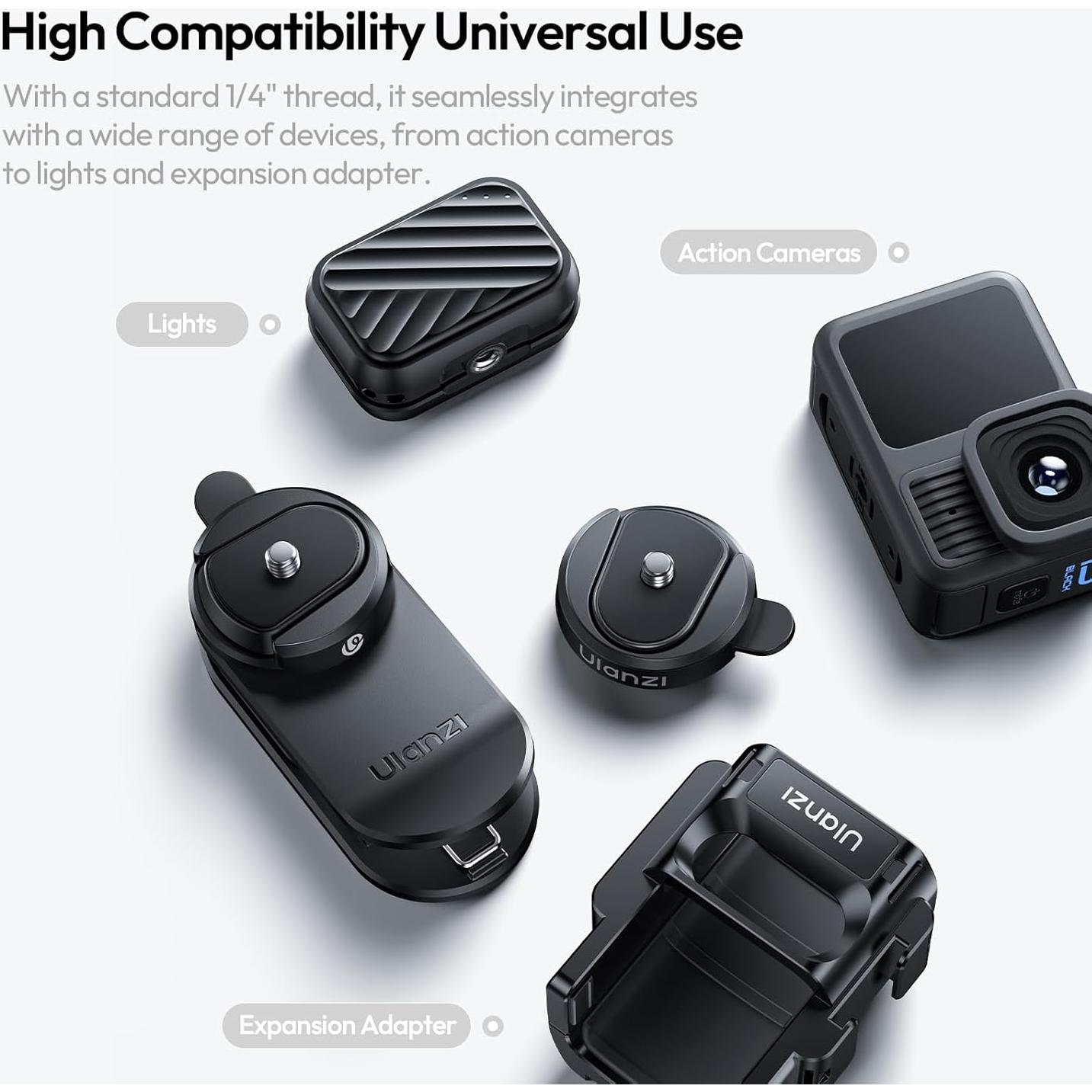 Clip de Montaje Rápido ULANZI CK02 para Cámara Pocket 3