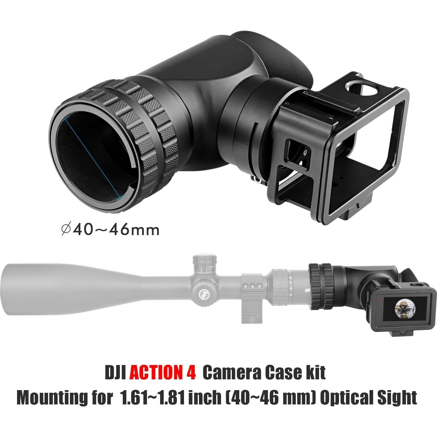 Adaptador de cámara lateral Forevercam para DJI Osmo Action 3/4