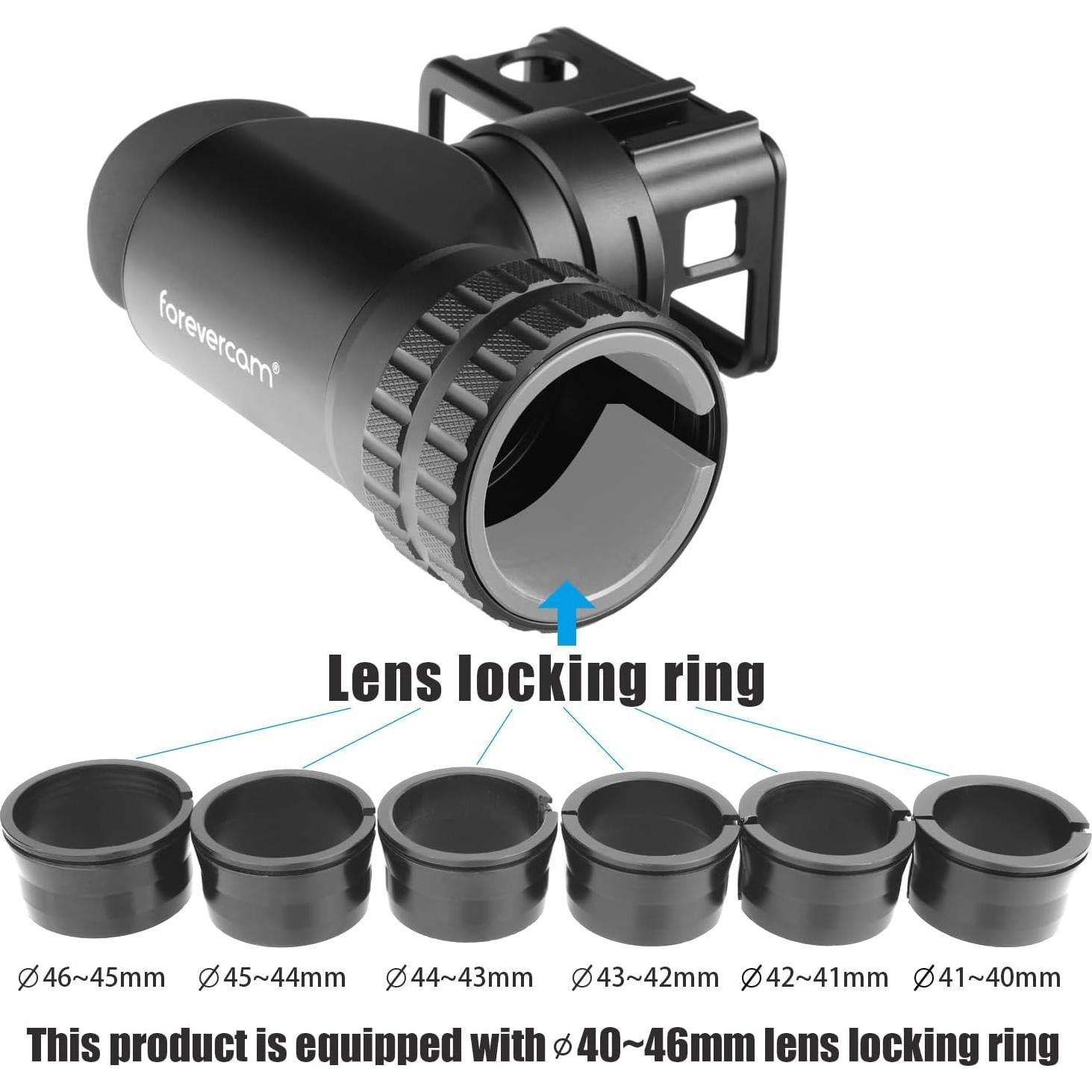 Adaptador de cámara lateral Forevercam para DJI Osmo Action 3/4