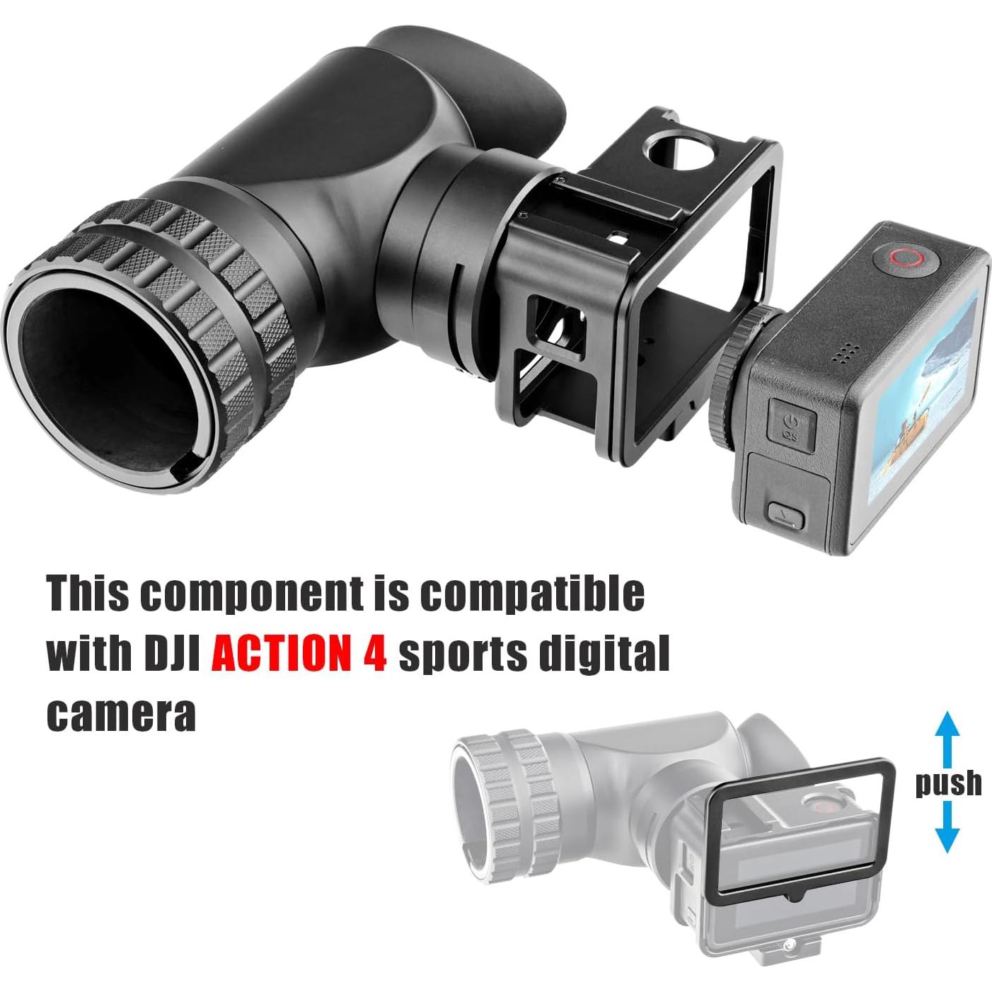 Adaptador de cámara lateral Forevercam para DJI Osmo Action 3/4