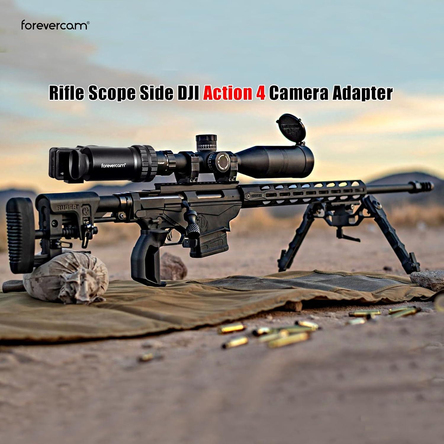 Adaptador de cámara lateral Forevercam para DJI Osmo Action 3/4