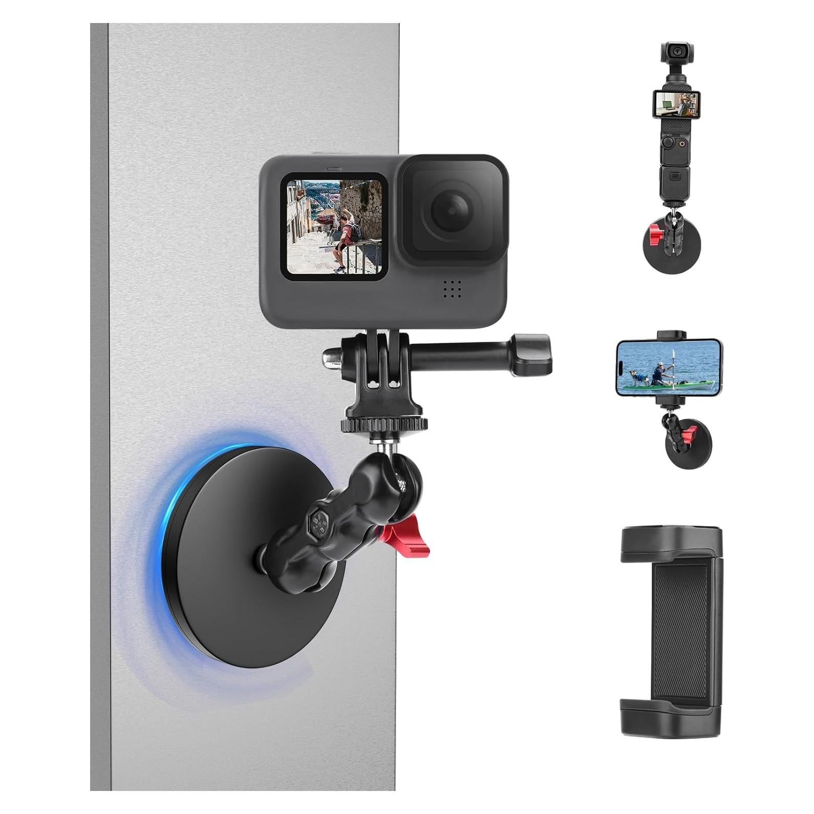 Soporte Magnético para Cámara Flymile FMUSA0039 360° Ajustable