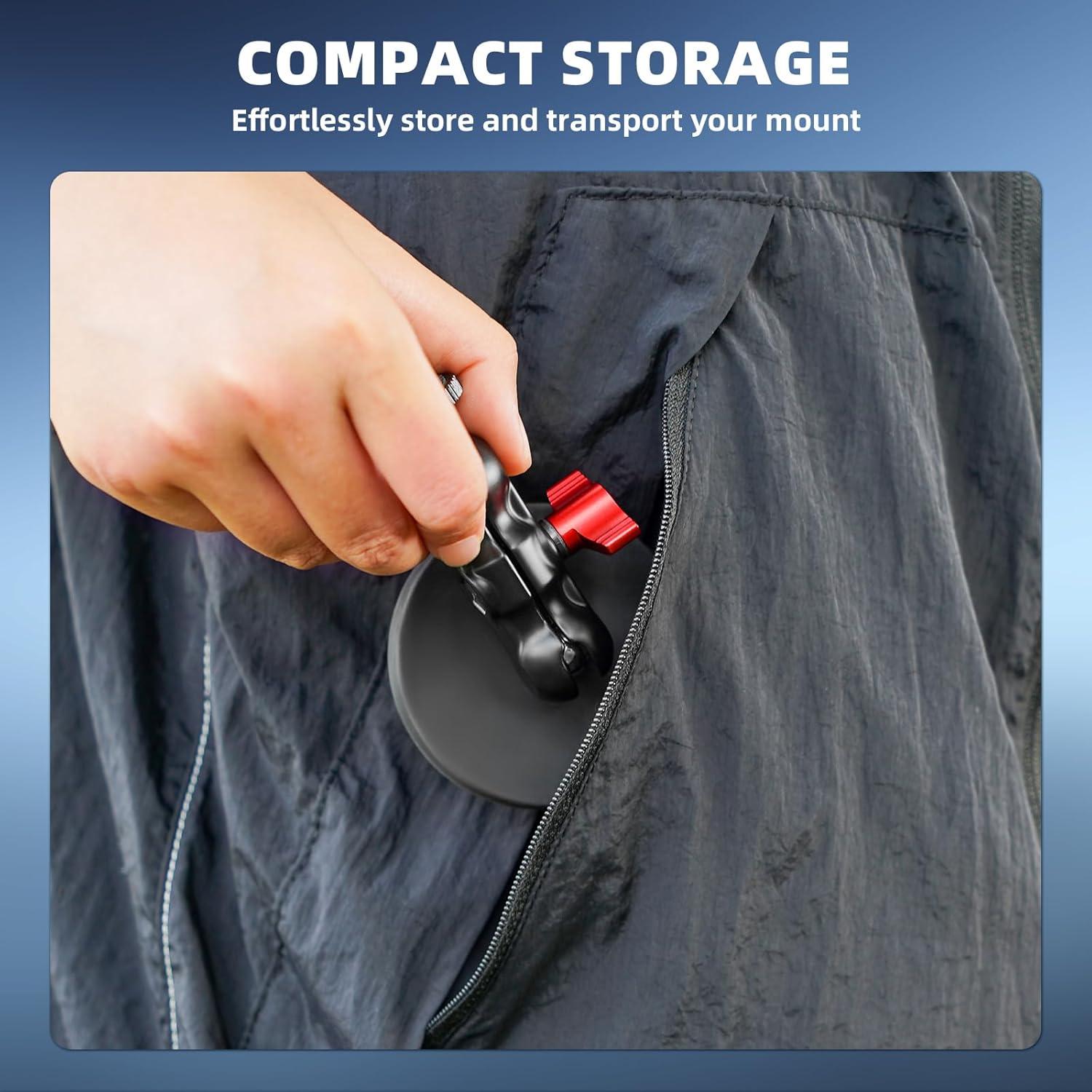 Soporte Magnético para Cámara Flymile FMUSA0039 360° Ajustable