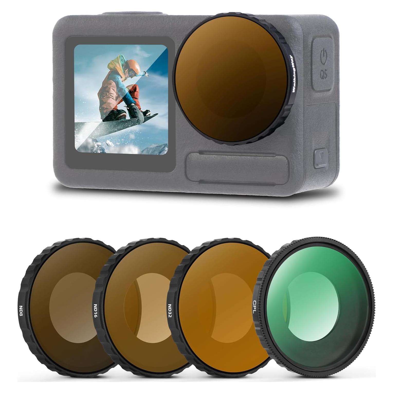Filtros de Lente Walking Way ND CPL para DJI Osmo Action 4/5