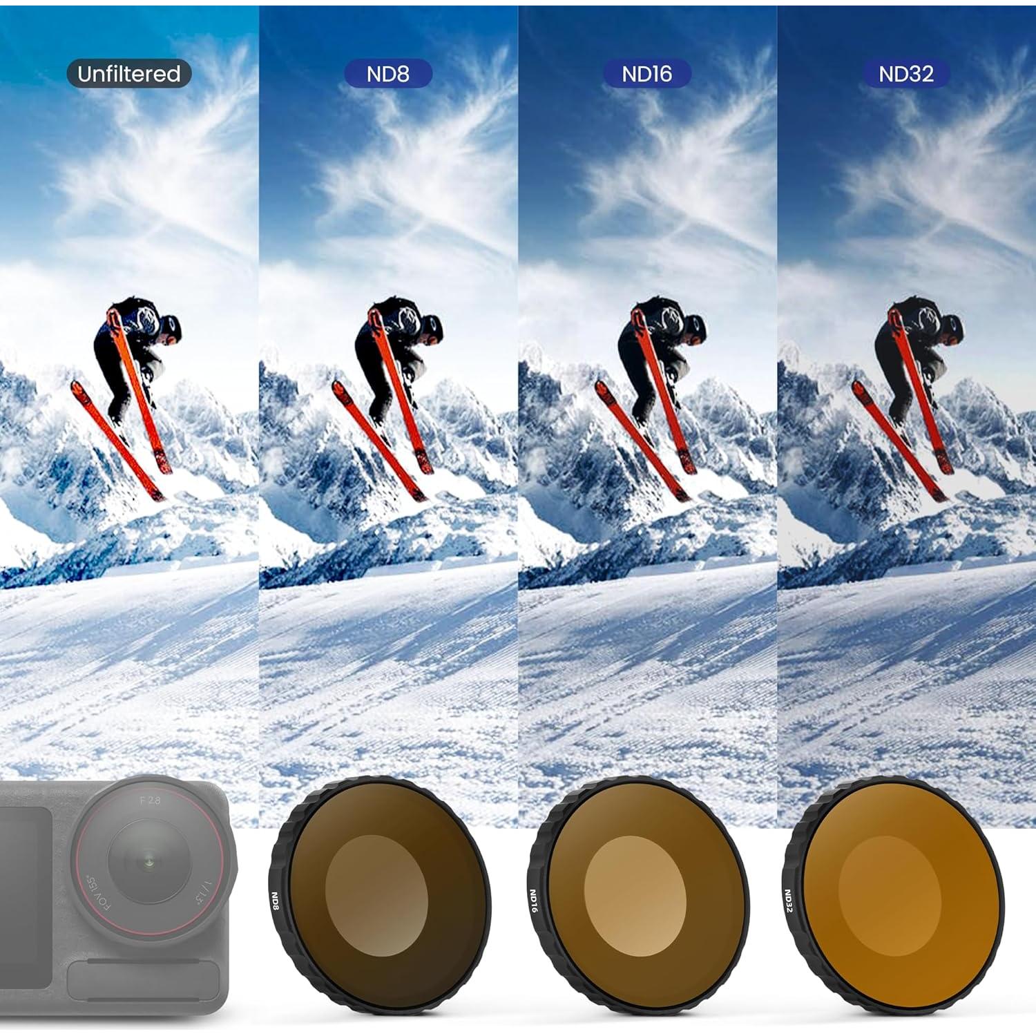 Filtros de Lente Walking Way ND CPL para DJI Osmo Action 4/5