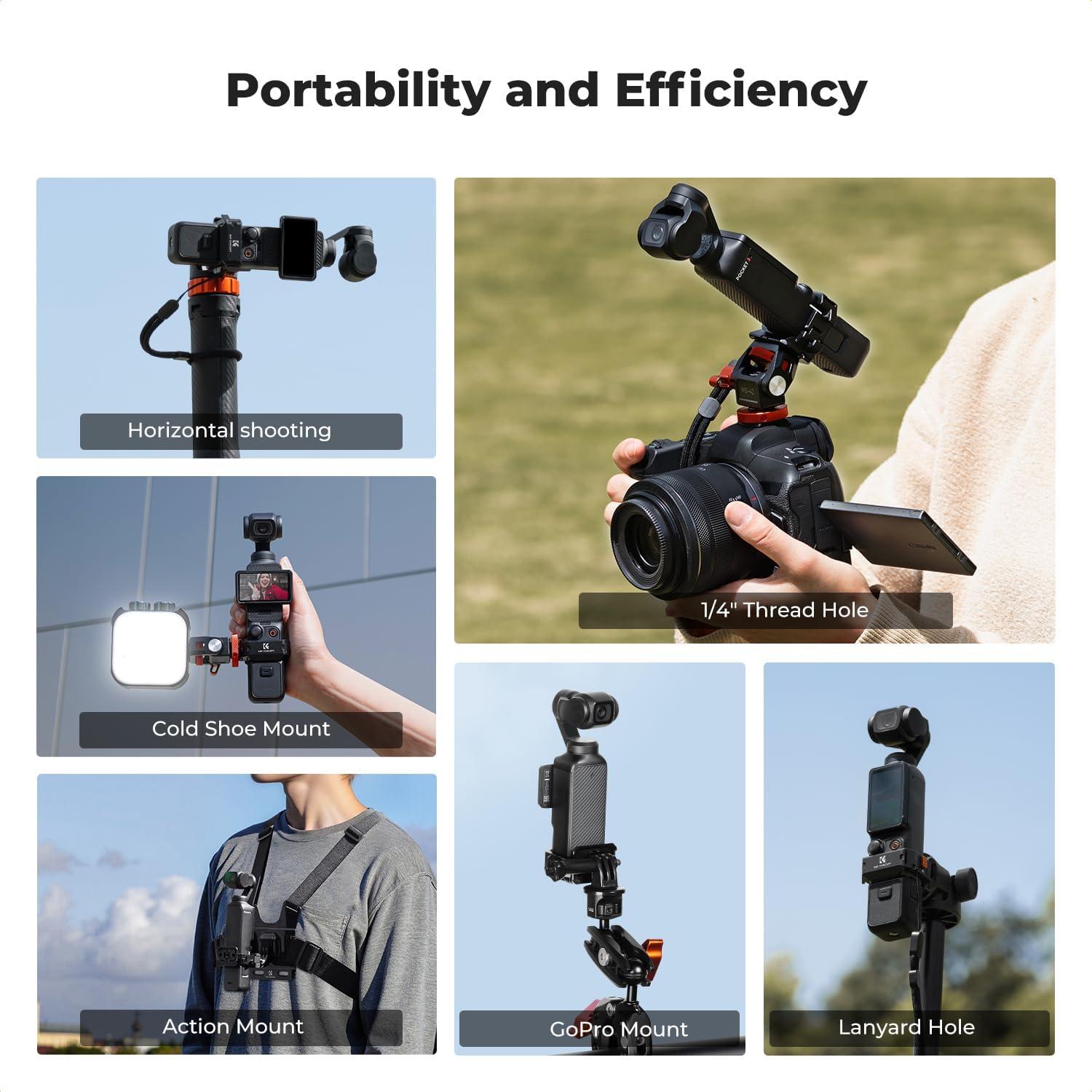 Jaula Protectora K&F Concept para DJI Osmo Pocket 3 - Aluminio