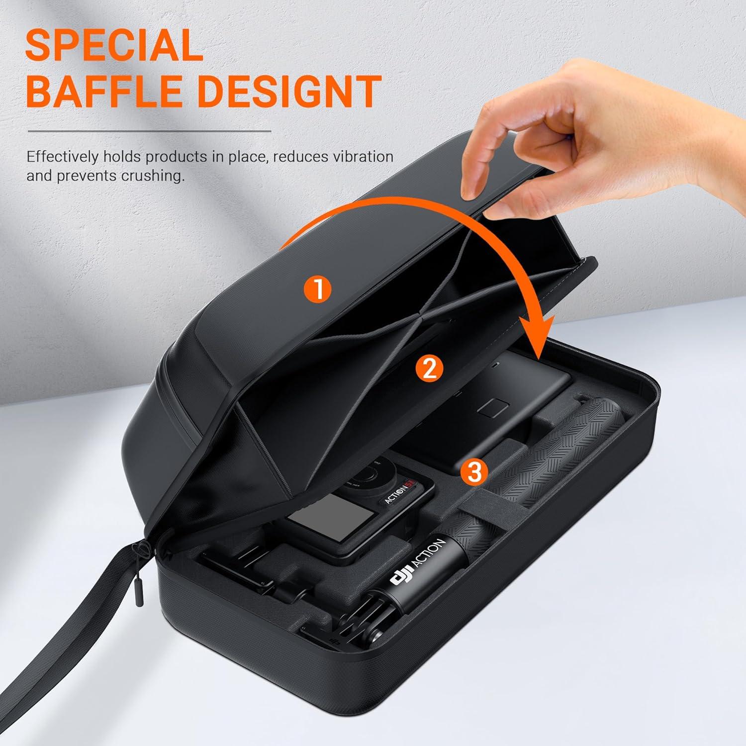 Bolsa de Transporte CYNOVA para DJI Osmo Action 4/5 Pro - Almacenamiento Seguro