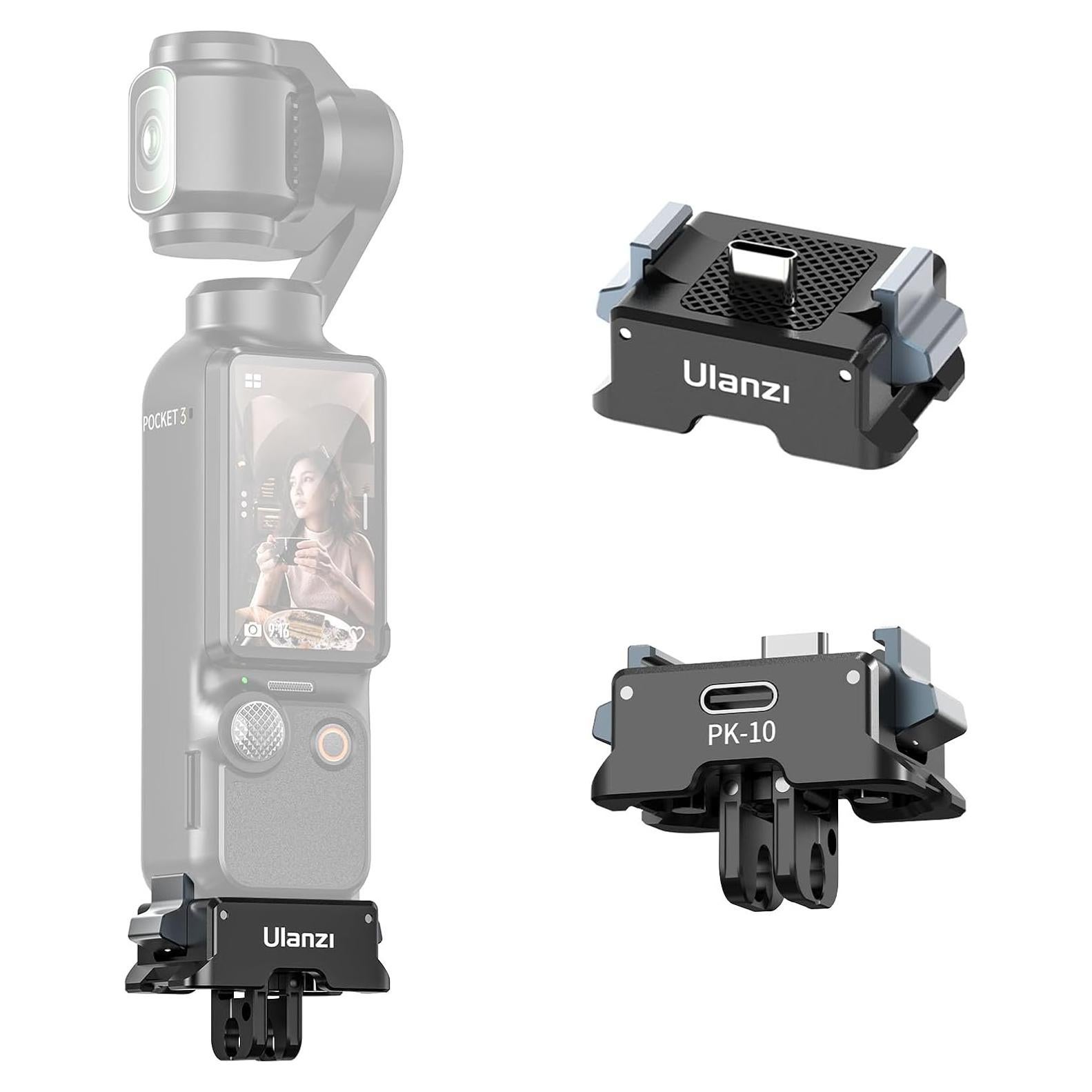 Adaptador de Carga ULANZI PK-10 para DJI Osmo Pocket 3 - Tipo-C
