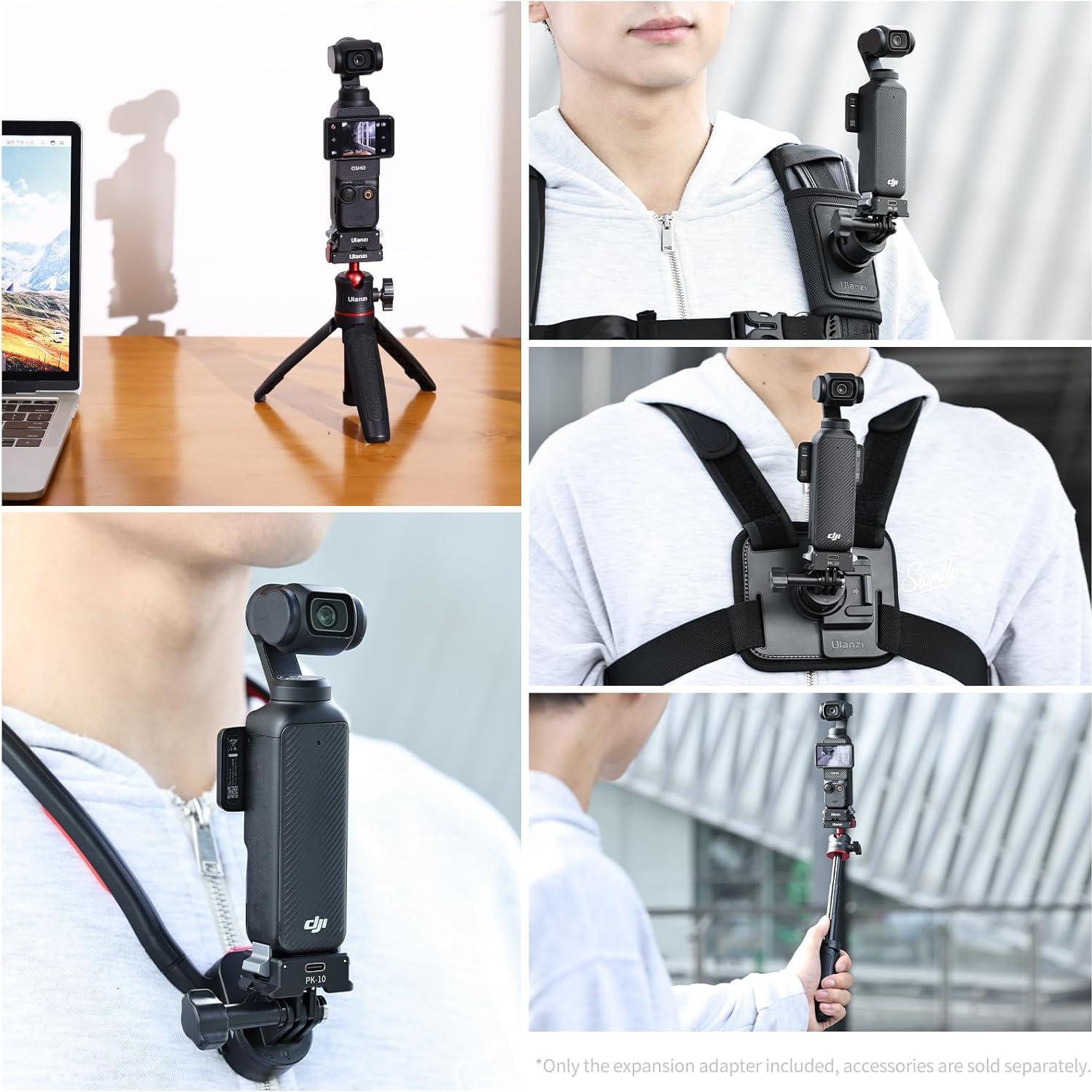 Adaptador de Carga ULANZI PK-10 para DJI Osmo Pocket 3 - Tipo-C