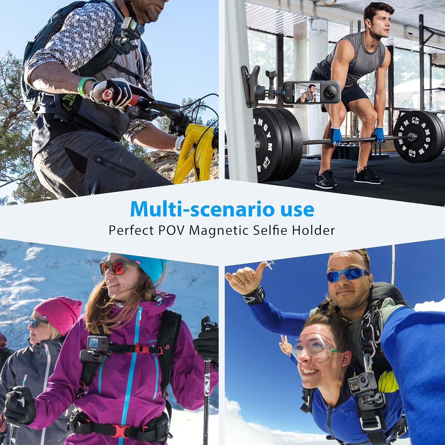 Soporte Clip de Mochila STARTRC para DJI Pocket 3 - Rotación 360°