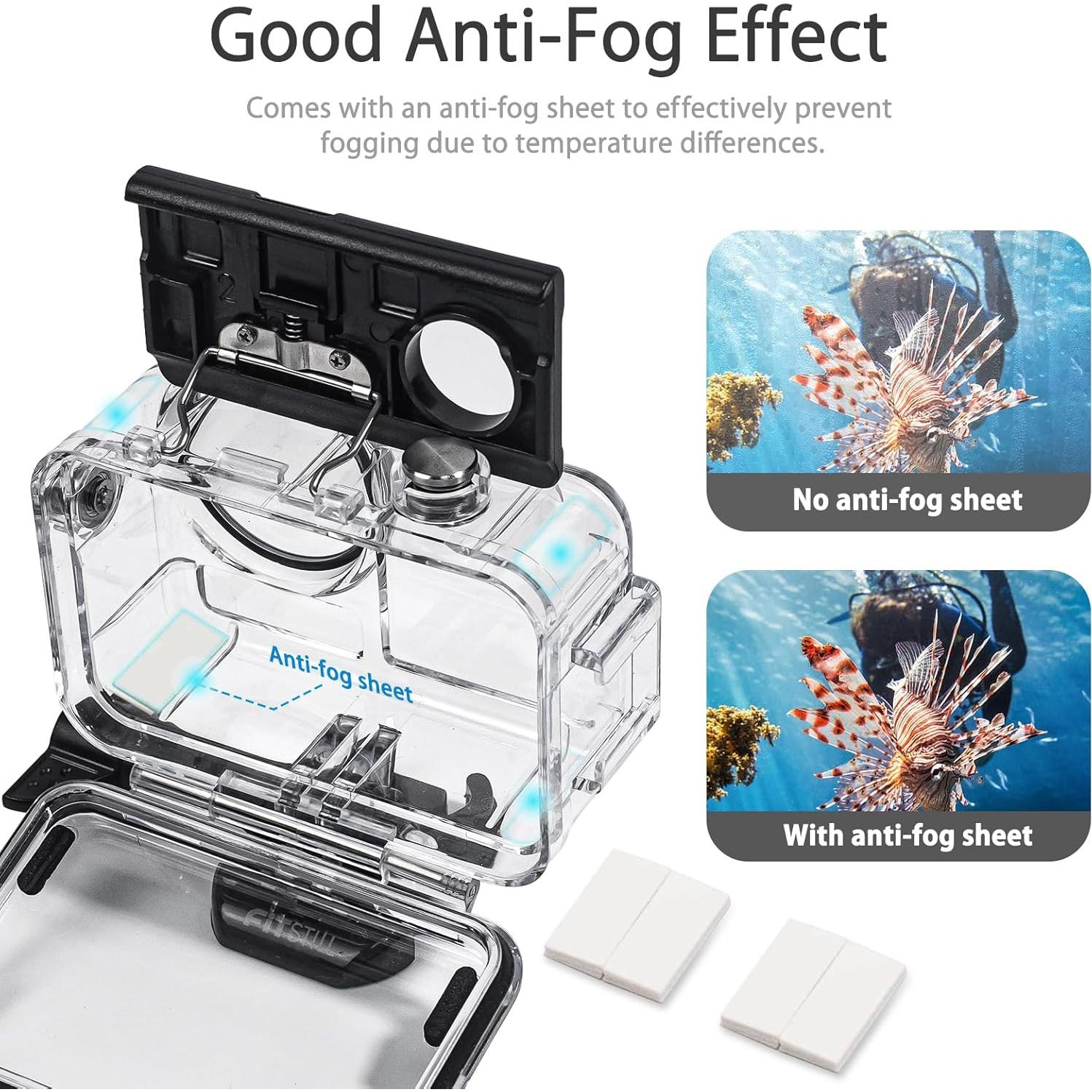 Carcasa Subacuática FiTSTILL para DJI Osmo Action 5/4/3 - 50M