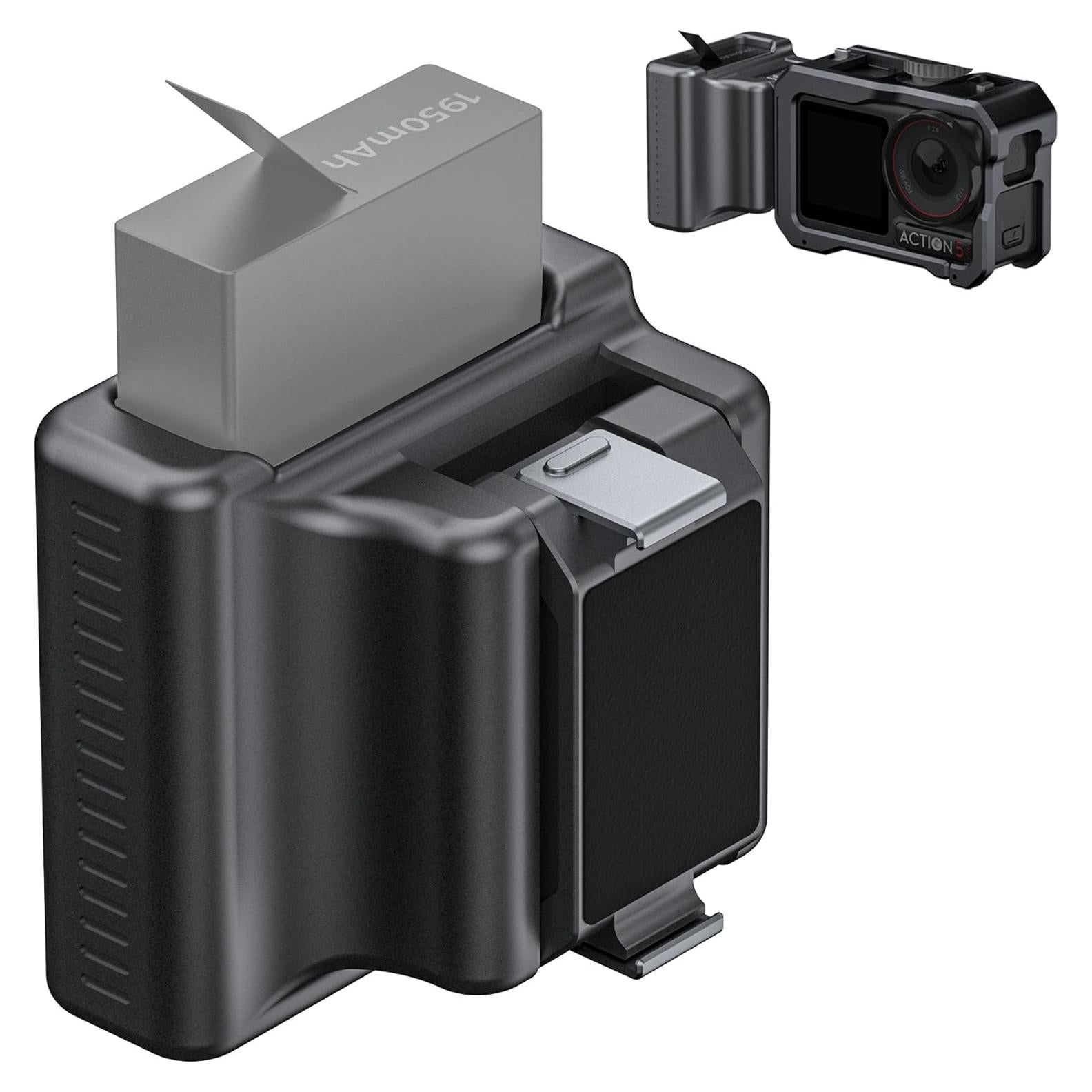 Mango Lateral Mini ROZOER para DJI Osmo Action 5 Pro - Aluminio Ligero