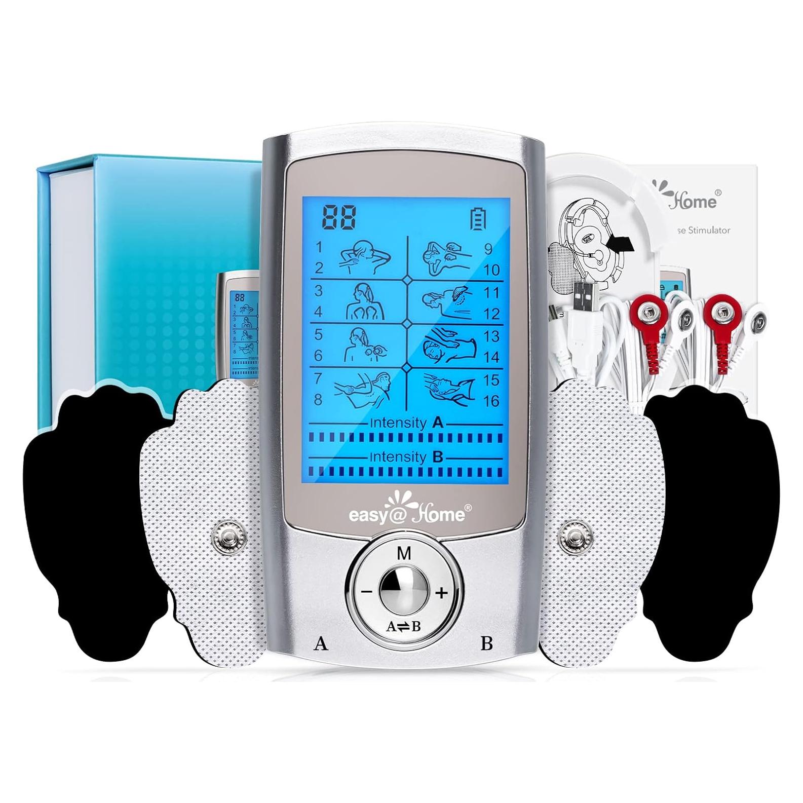 Masajeador TENS y EMS Easy@Home EHE029G-B 20 Niveles