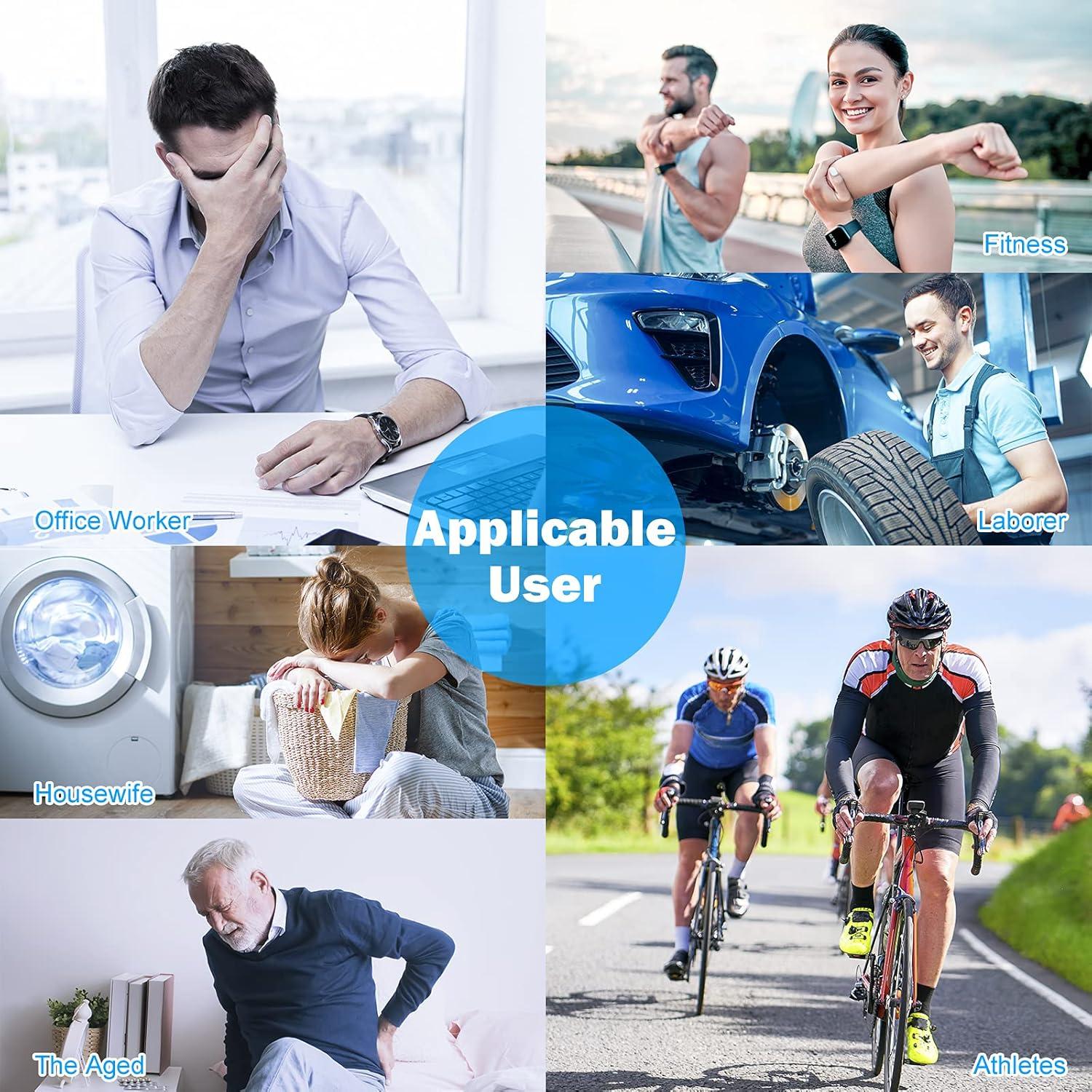 Masajeador TENS y EMS Easy@Home EHE029G-B 20 Niveles