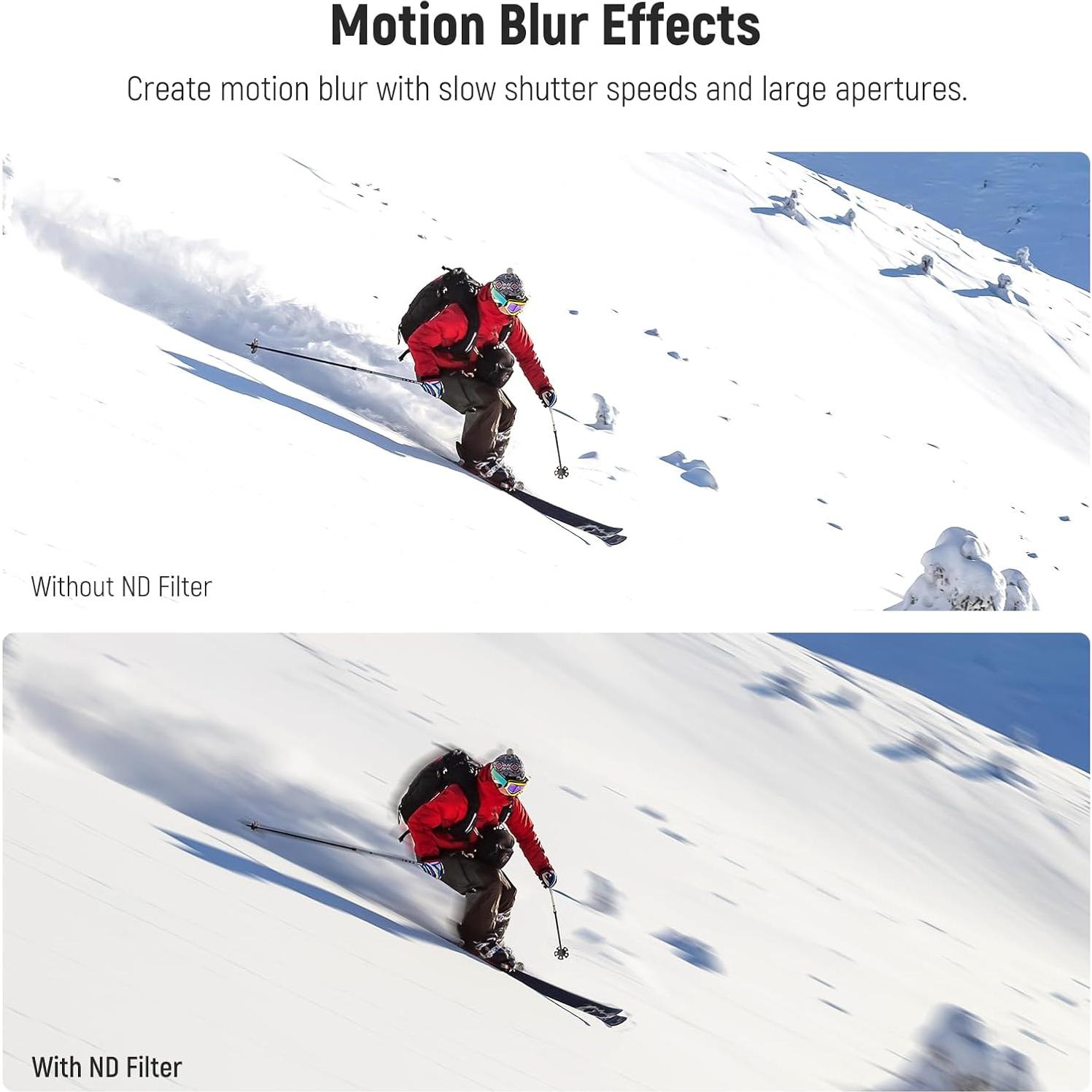 Juego de Filtros ND NEEWER para DJI Osmo Action 4/5 - 4 Piezas