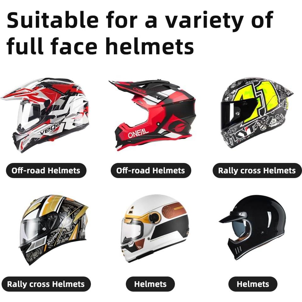 Soporte de Correa de Barbilla SUREWO para Casco Motocicleta