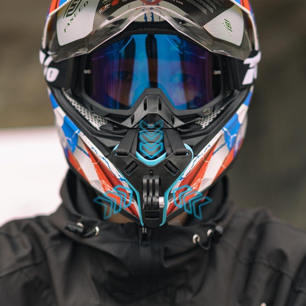 Soporte de Correa de Barbilla SUREWO para Casco Motocicleta