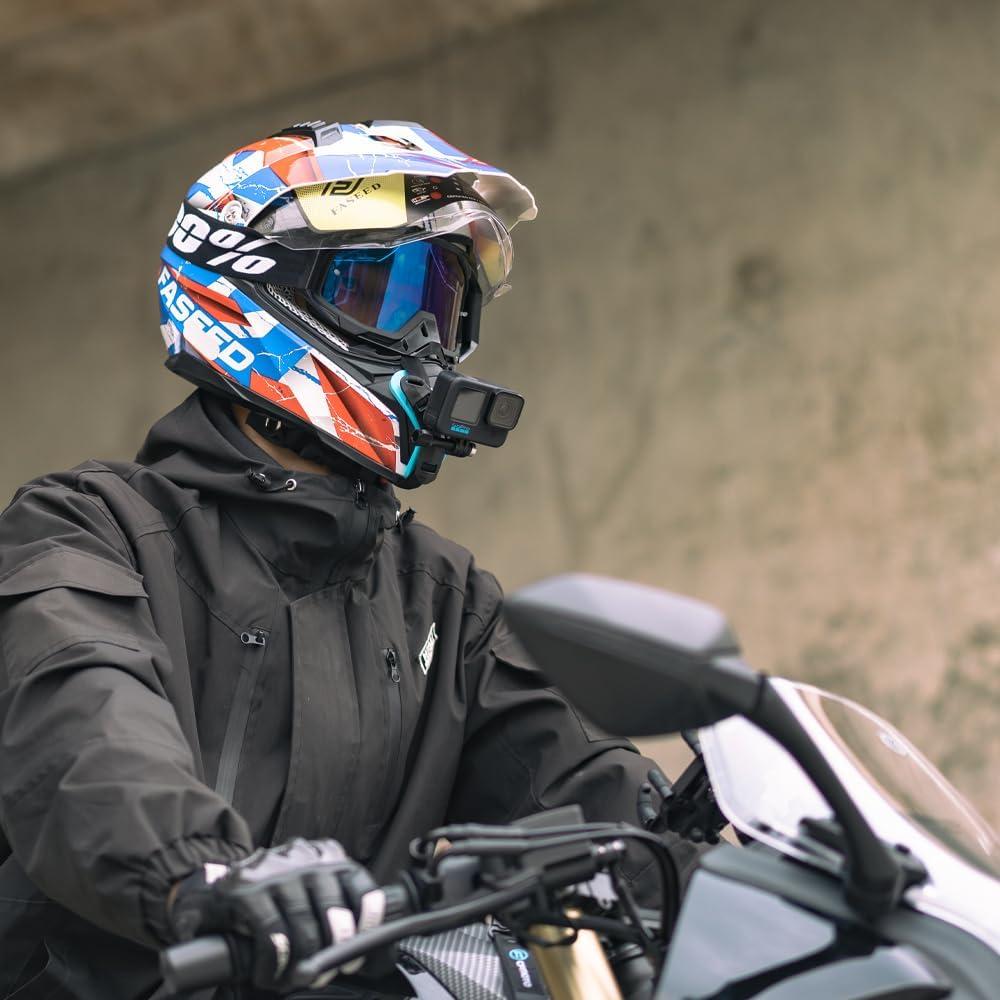 Soporte de Correa de Barbilla SUREWO para Casco Motocicleta