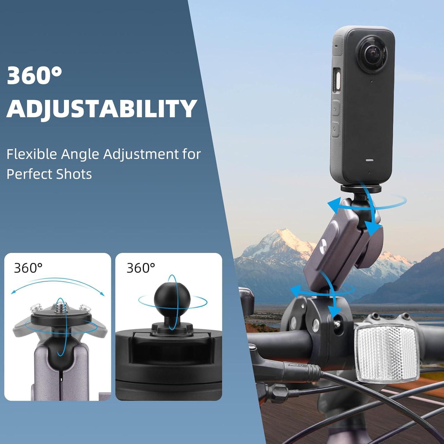 Soporte de cámara para bicicleta BRDRC Pocket 3 aluminio