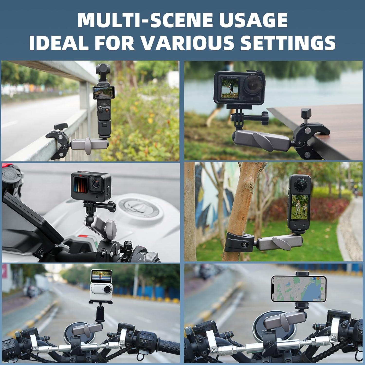 Soporte de cámara para bicicleta BRDRC Pocket 3 aluminio