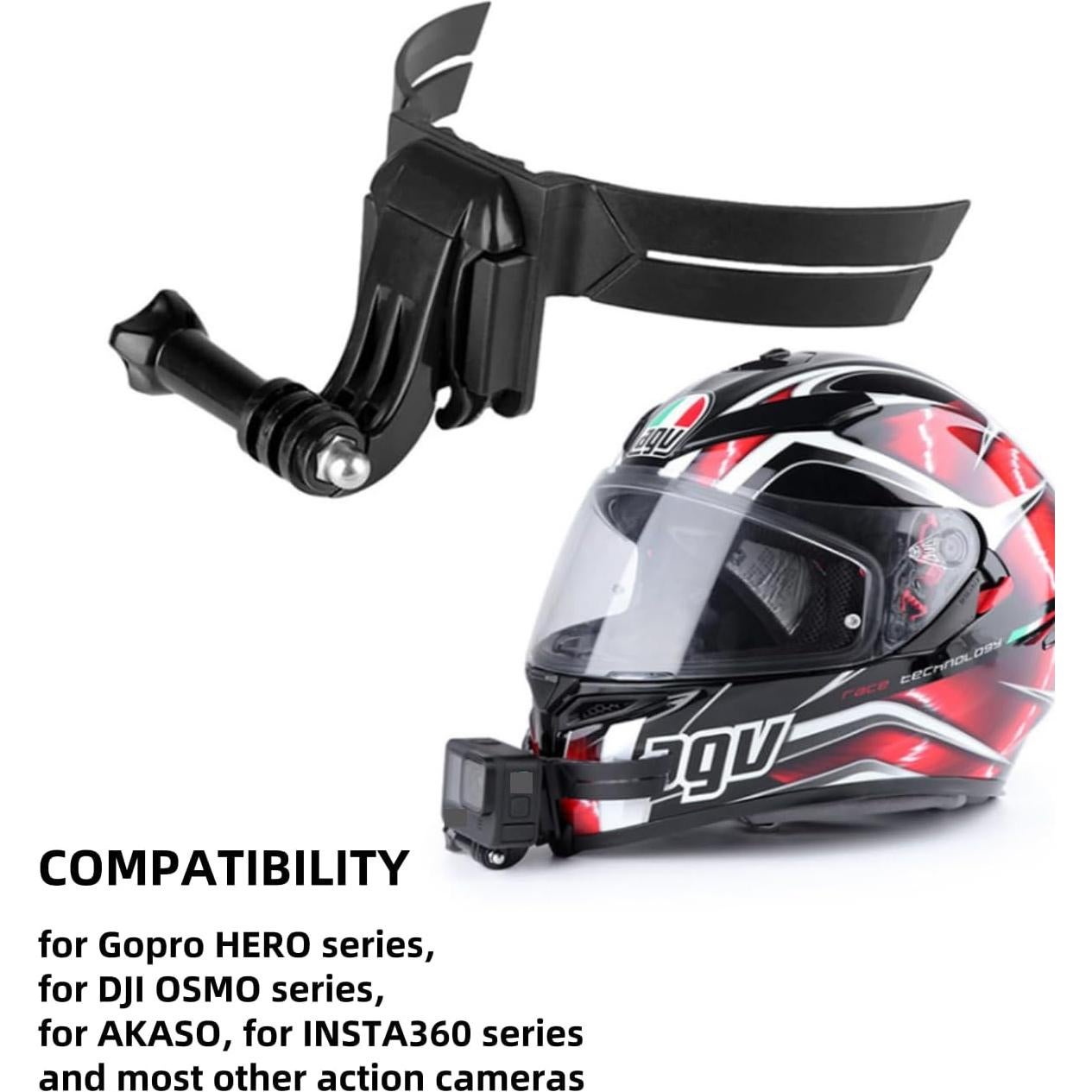 Soporte de Barbilla para Casco Genérico con Liberación Rápida