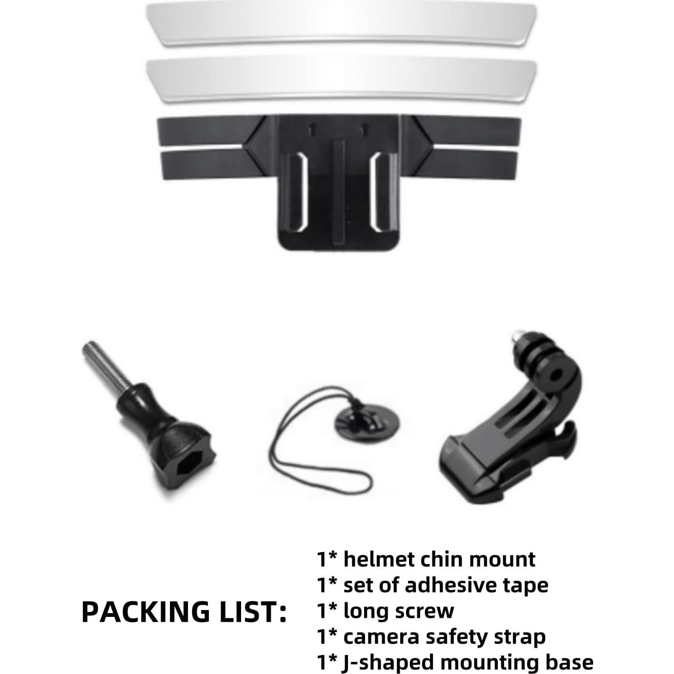 Soporte de Barbilla para Casco Genérico con Liberación Rápida