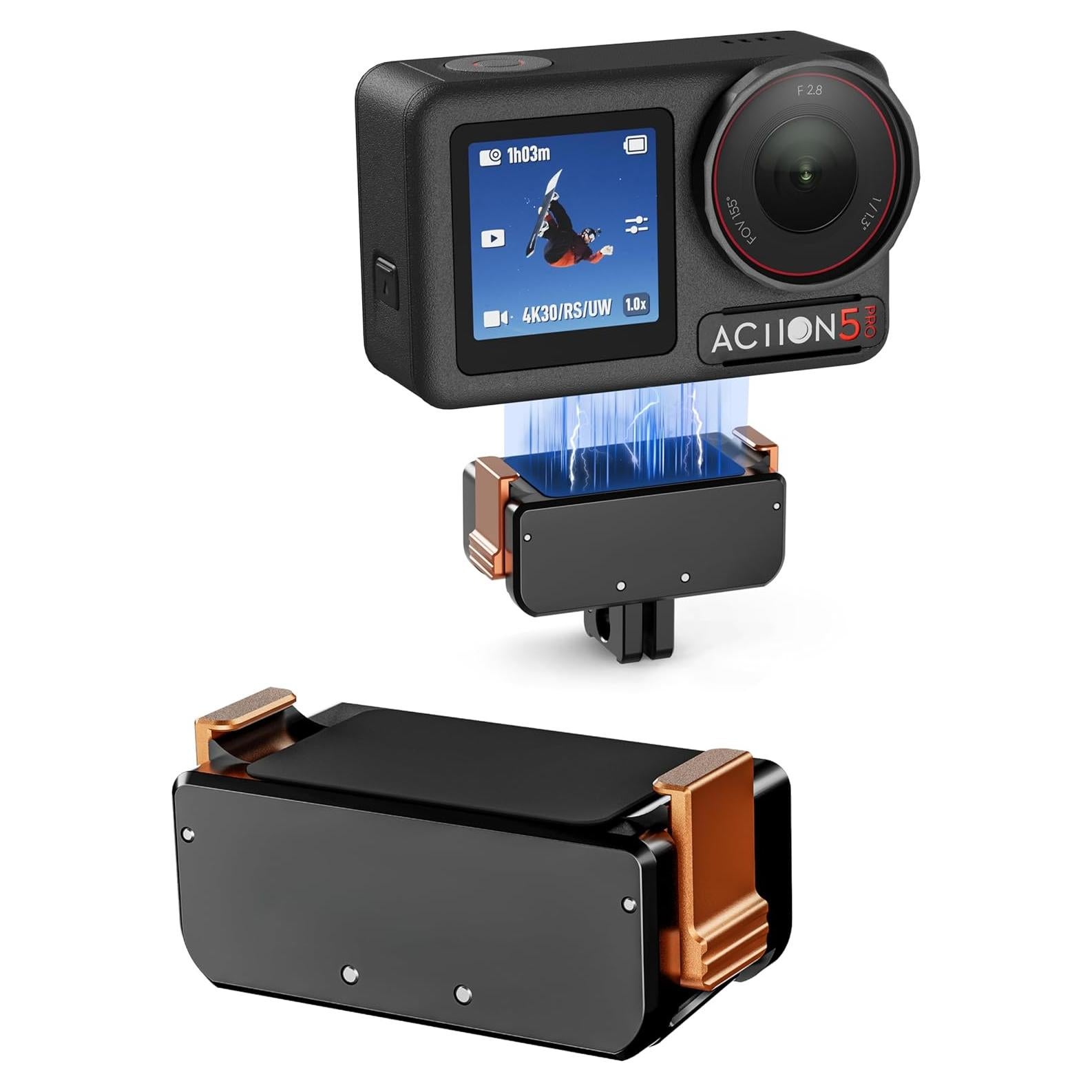 Adaptador Magnético Tomat para DJI Osmo Action 5 Pro - 40g