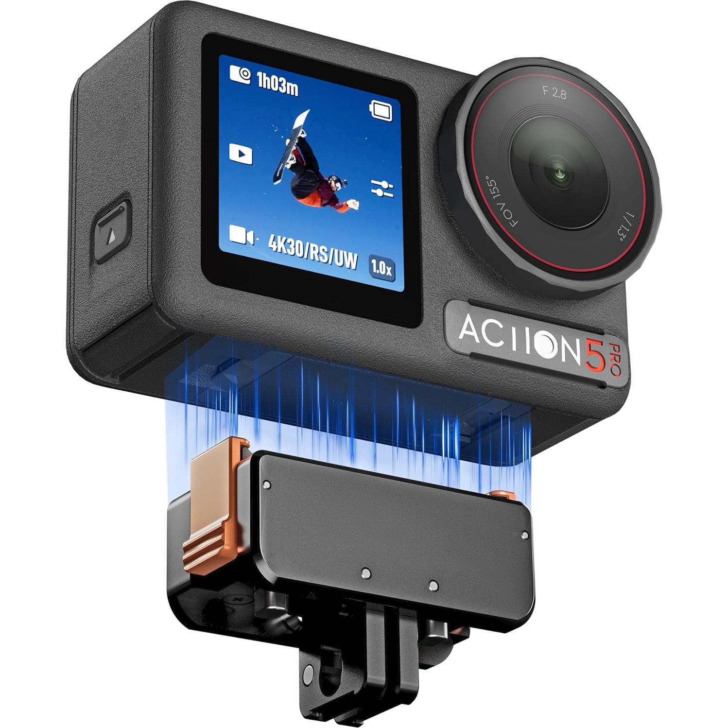 Adaptador Magnético Tomat para DJI Osmo Action 5 Pro - 40g