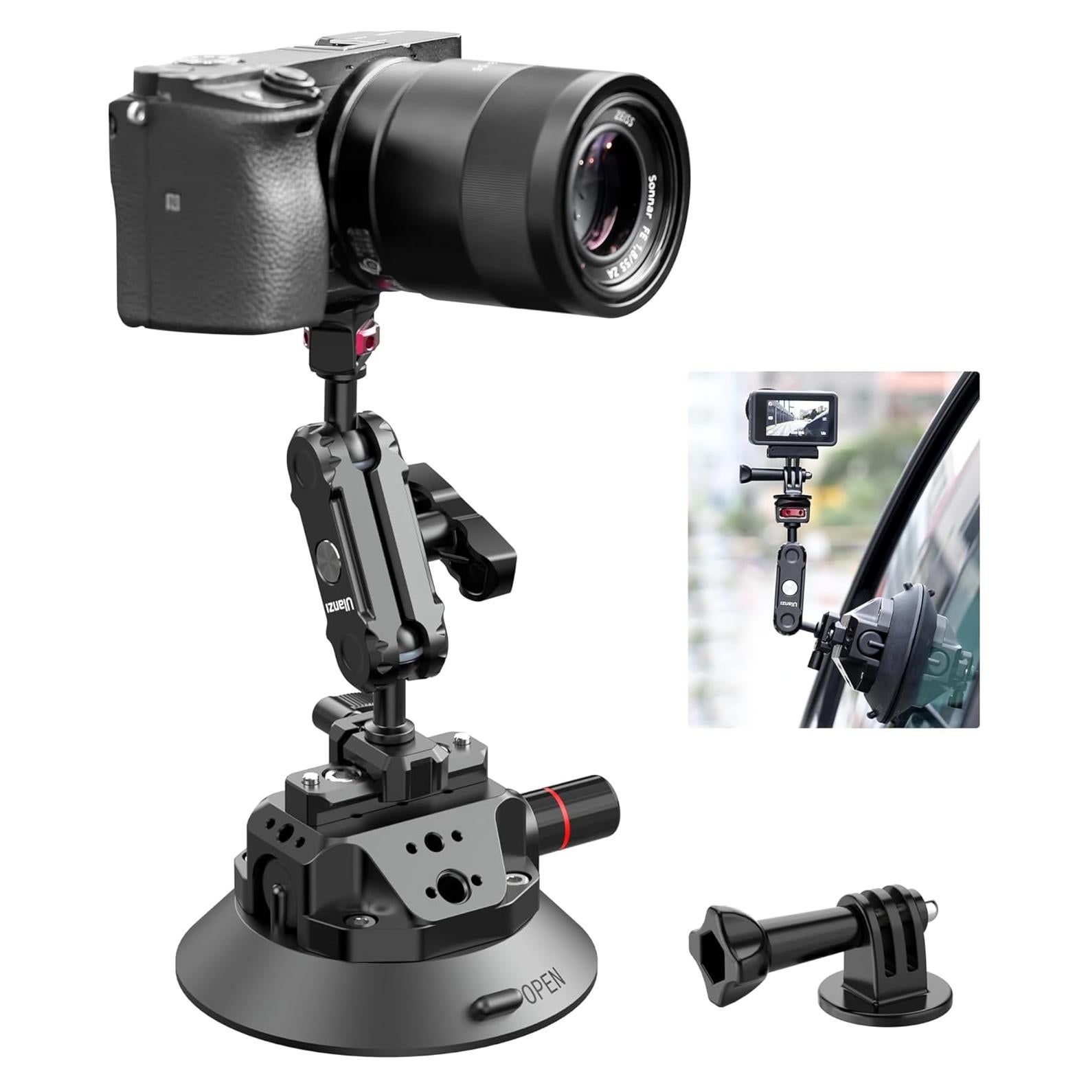 Soporte de Succión ULANZI SC-02 para Cámaras DSLR y Acción