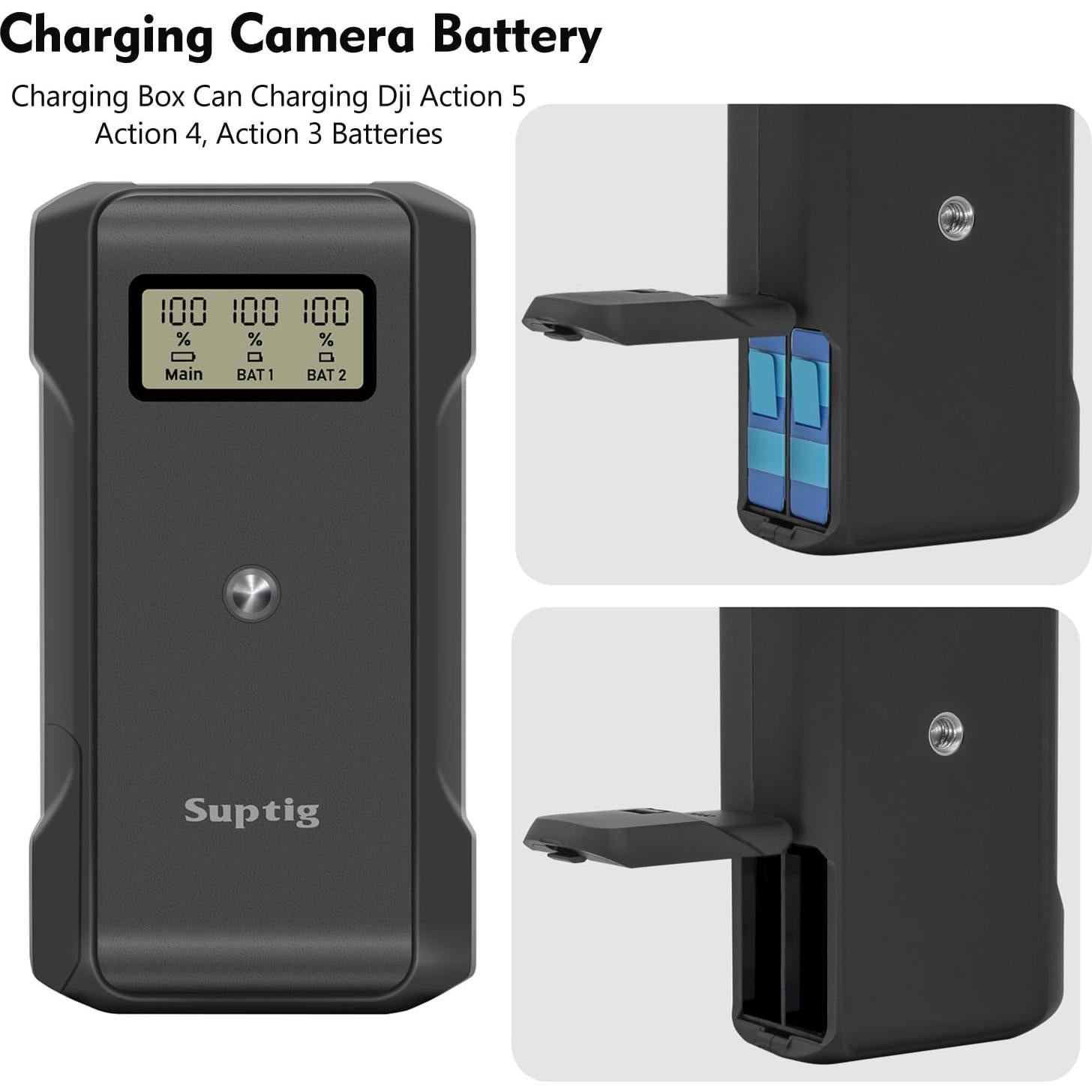 Power Bank Suptig 10000mAh con Cargador para DJI Action