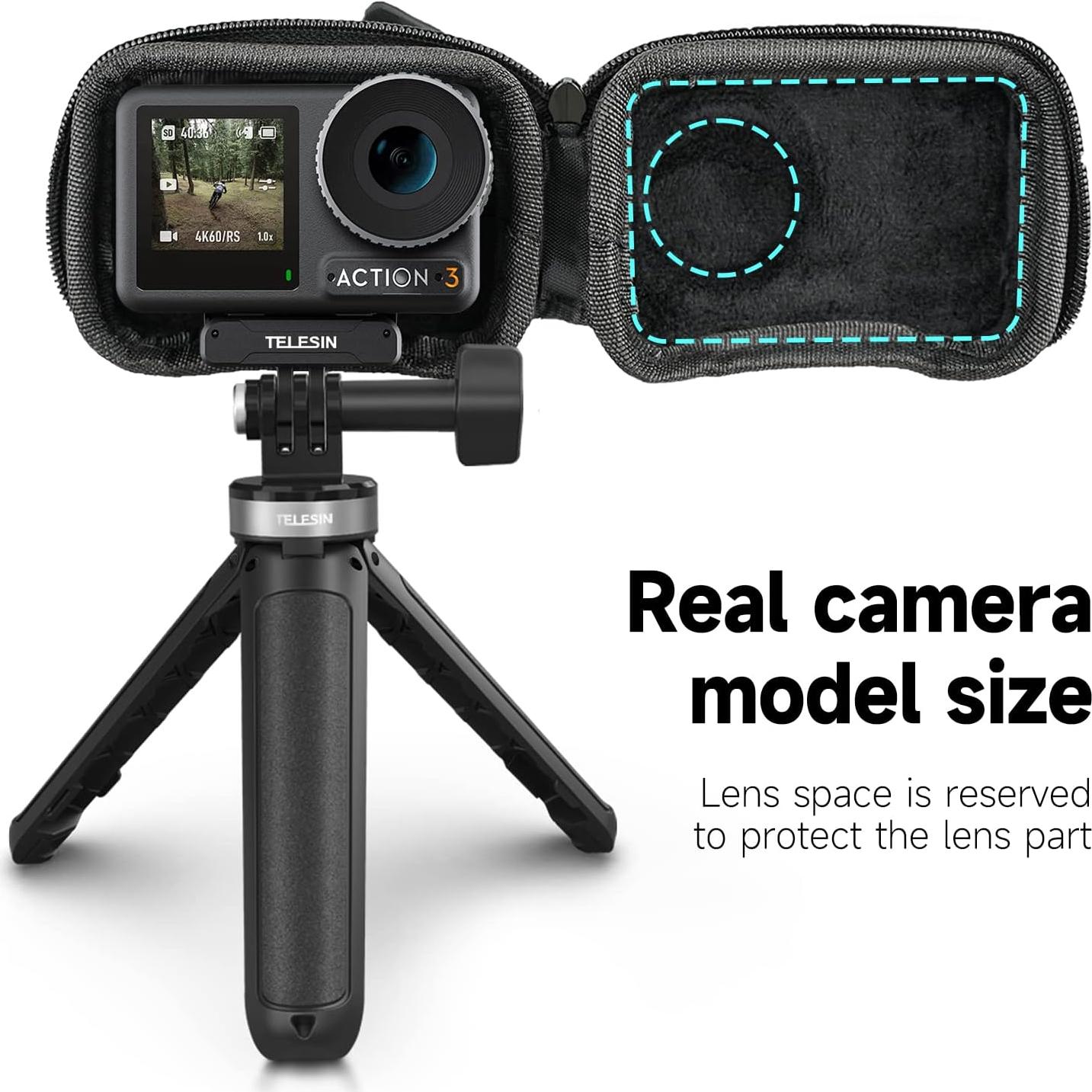 Funda Protectora TELESIN para DJI Osmo Action 3 4 5 e Insta 360 Ace