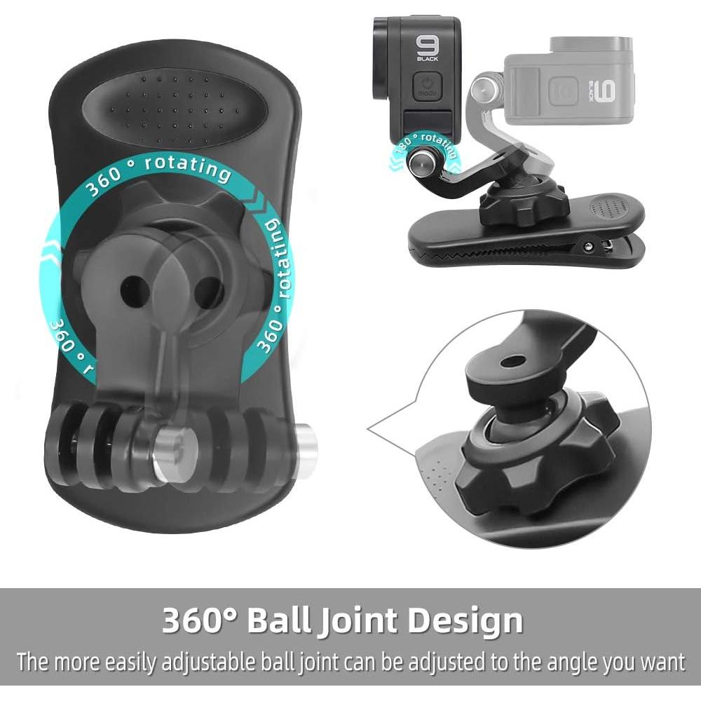 Soporte de Correa de Mochila SUREWO 360° para GoPro y DJI