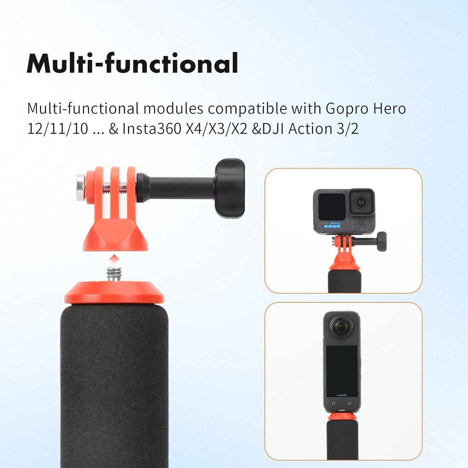 Agarre Flotante Multifuncional SEASKY F1 para Cámaras