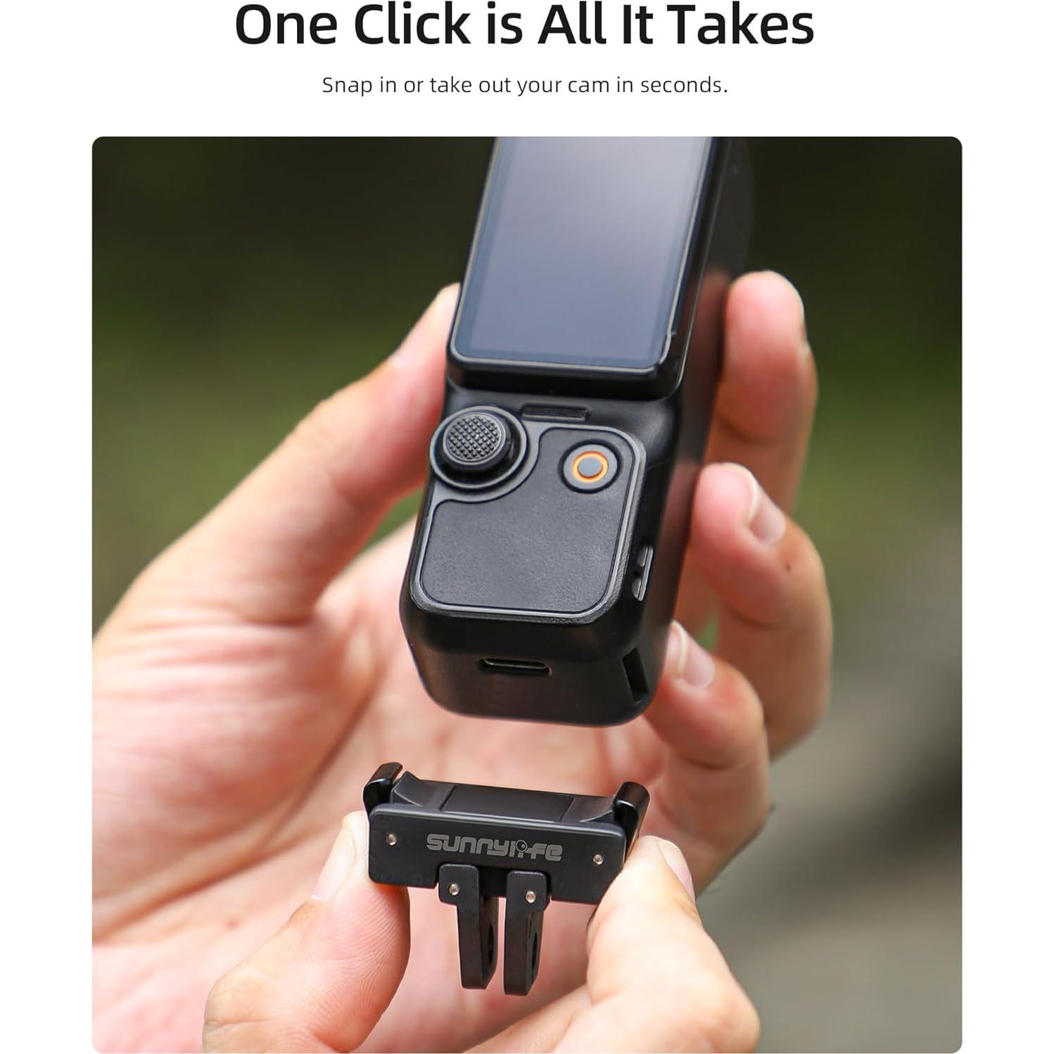 Adaptador de extensión rápida para cámara DJI Osmo Pocket 3