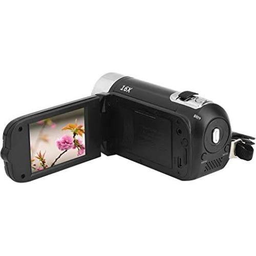 Digital Camcorder, DH-90 16X Digital Zoom 2.7 Inch Colourful Display Screen, High Definition Camera Image Video Shooting Camcorder US Plug 110-240V