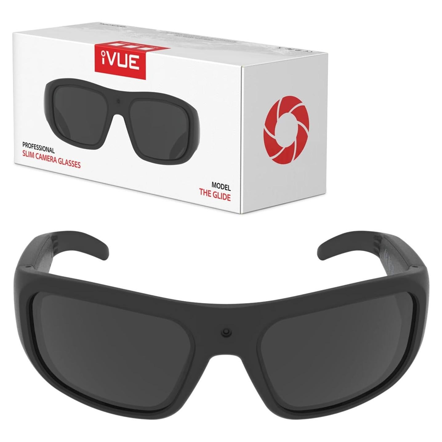 Gafas de cámara HD 1080P iVue Glide con 64GB y fotos 24MP